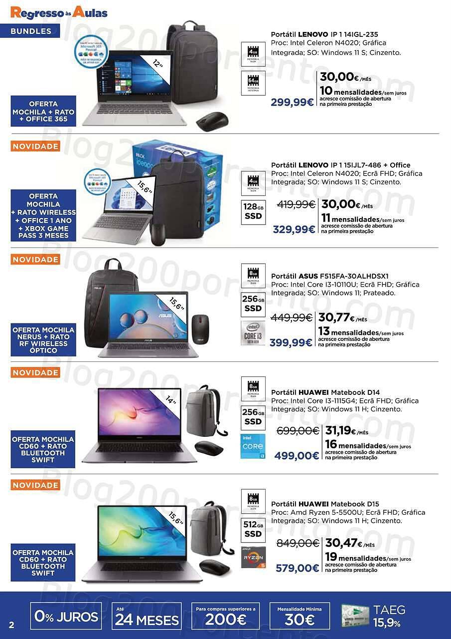 Antevisão Folheto EL CORTE INGLÉS Regresso às Aulas Promoções de 26 agosto a 18 setembro