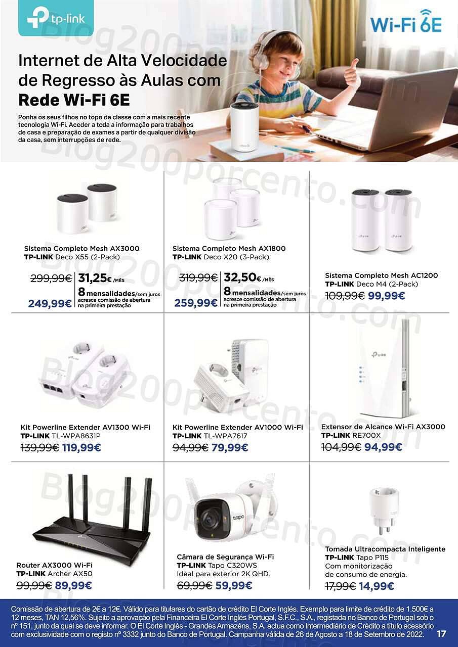 Antevisão Folheto EL CORTE INGLÉS Regresso às Aulas Promoções de 26 agosto a 18 setembro