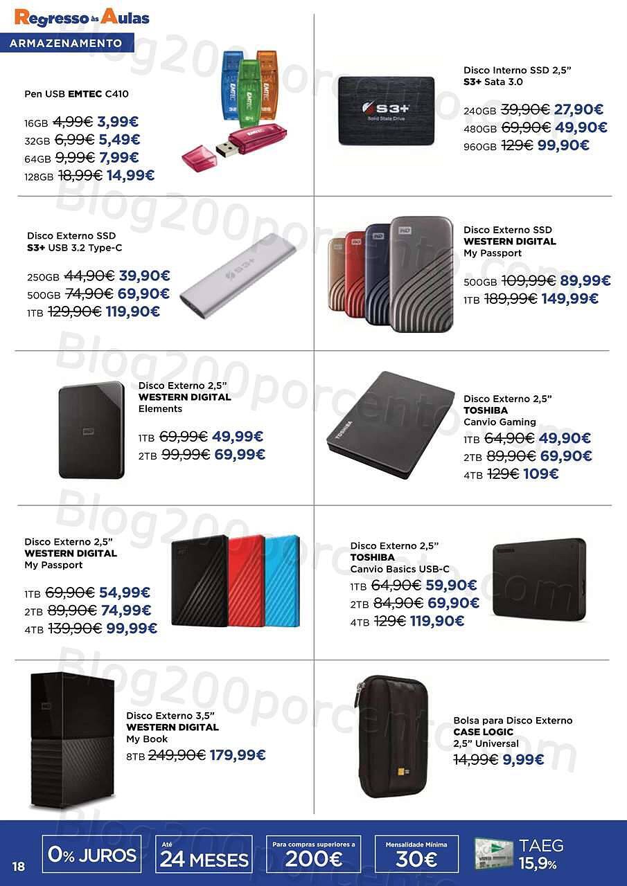 Antevisão Folheto EL CORTE INGLÉS Regresso às Aulas Promoções de 26 agosto a 18 setembro