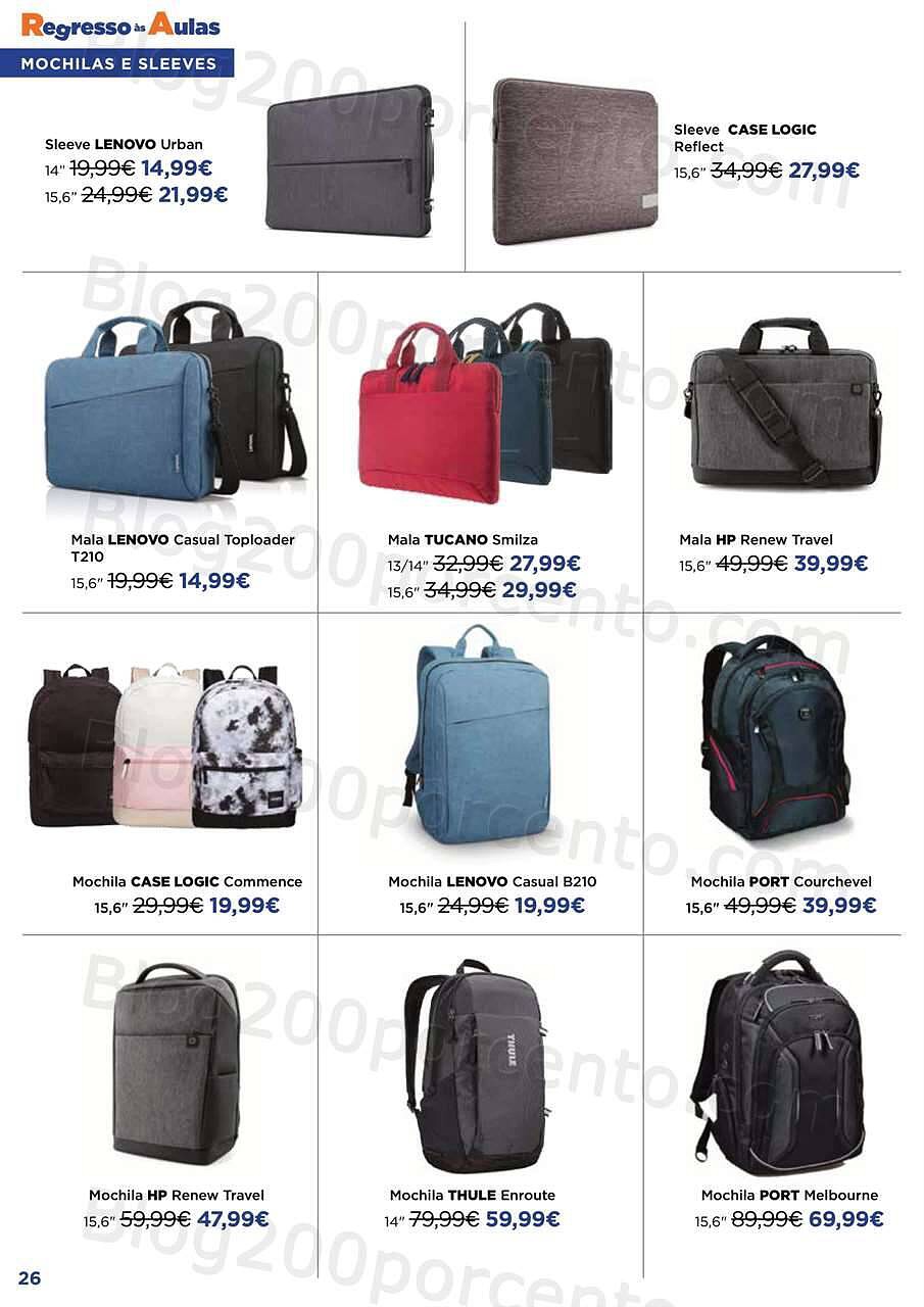 Antevisão Folheto EL CORTE INGLÉS Regresso às Aulas Promoções de 26 agosto a 18 setembro