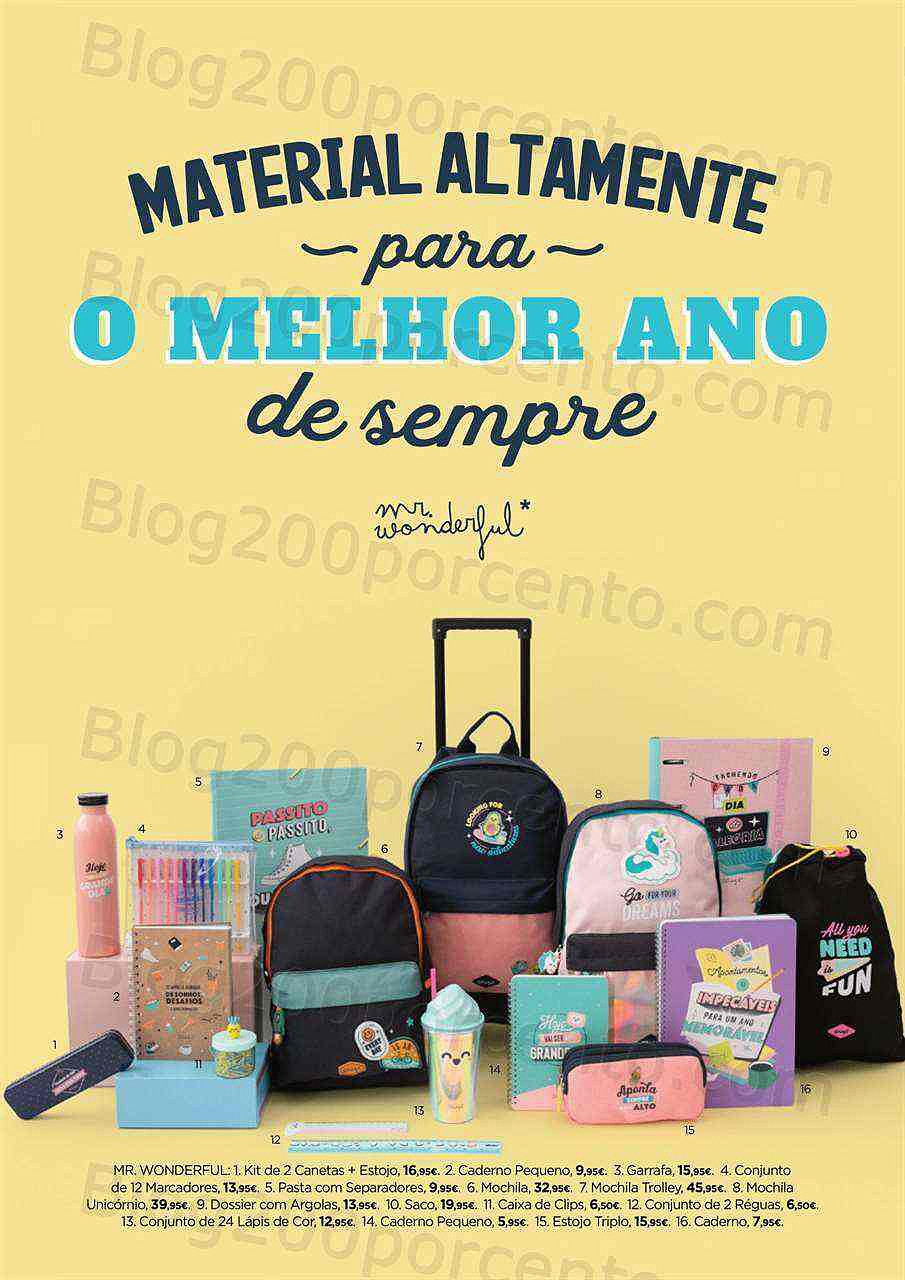 Antevisão Folheto EL CORTE INGLÉS Regresso às Aulas Promoções de 26 agosto a 18 setembro