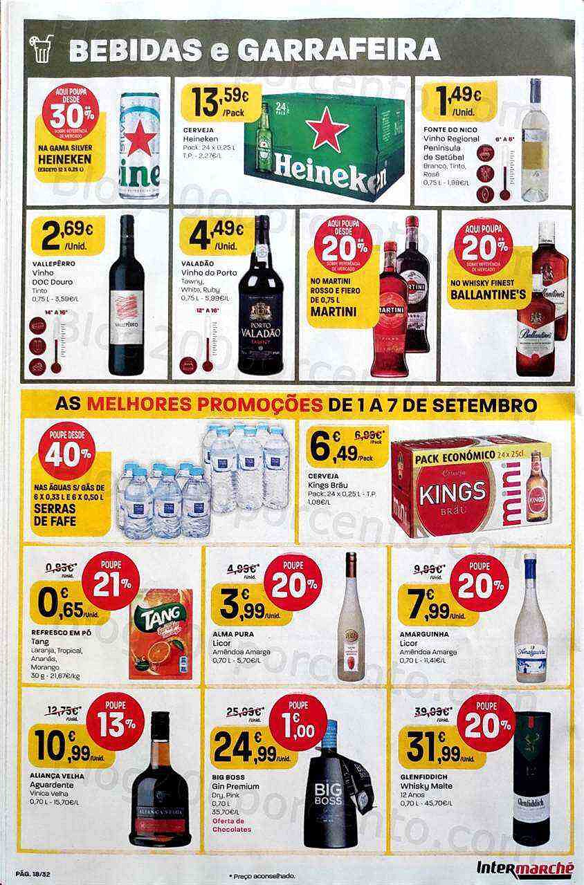 Antevisão Folheto INTERMARCHÉ Super Promoções de 1 a 7 setembro