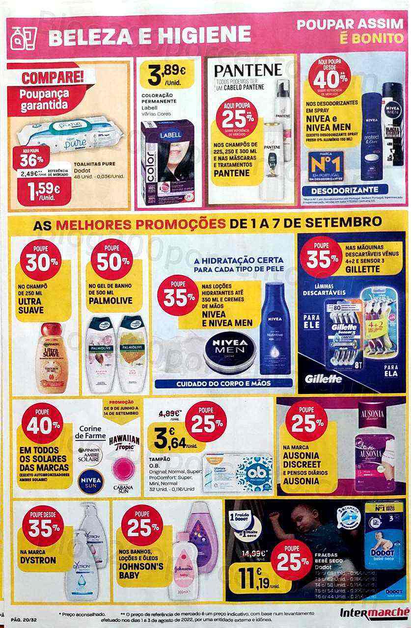 Antevisão Folheto INTERMARCHÉ Super Promoções de 1 a 7 setembro