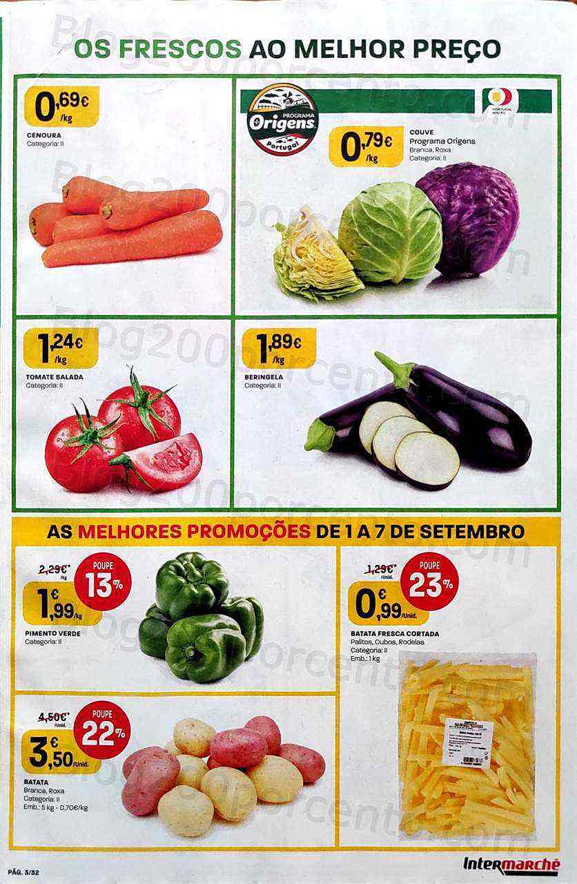 Antevisão Folheto INTERMARCHÉ Super Promoções de 1 a 7 setembro