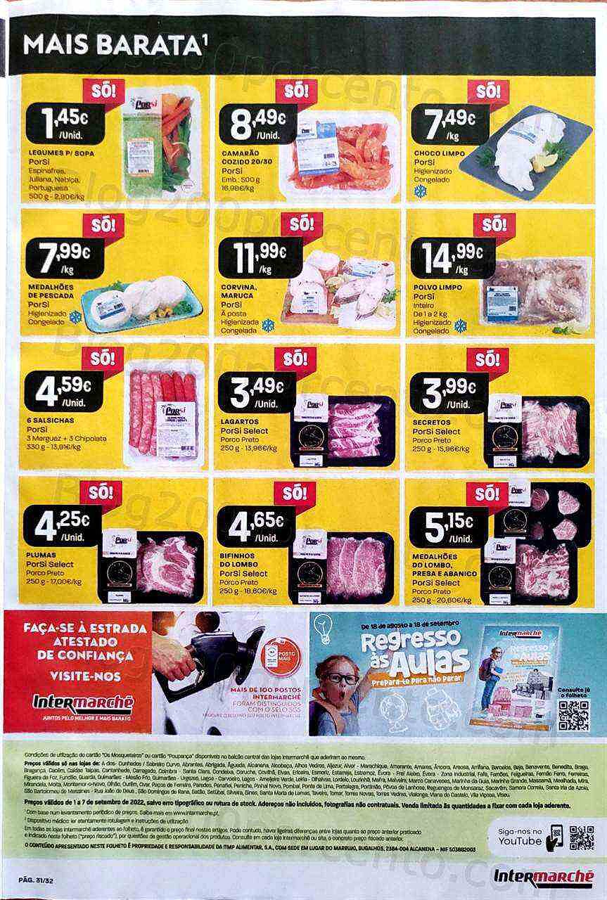 Antevisão Folheto INTERMARCHÉ Super Promoções de 1 a 7 setembro