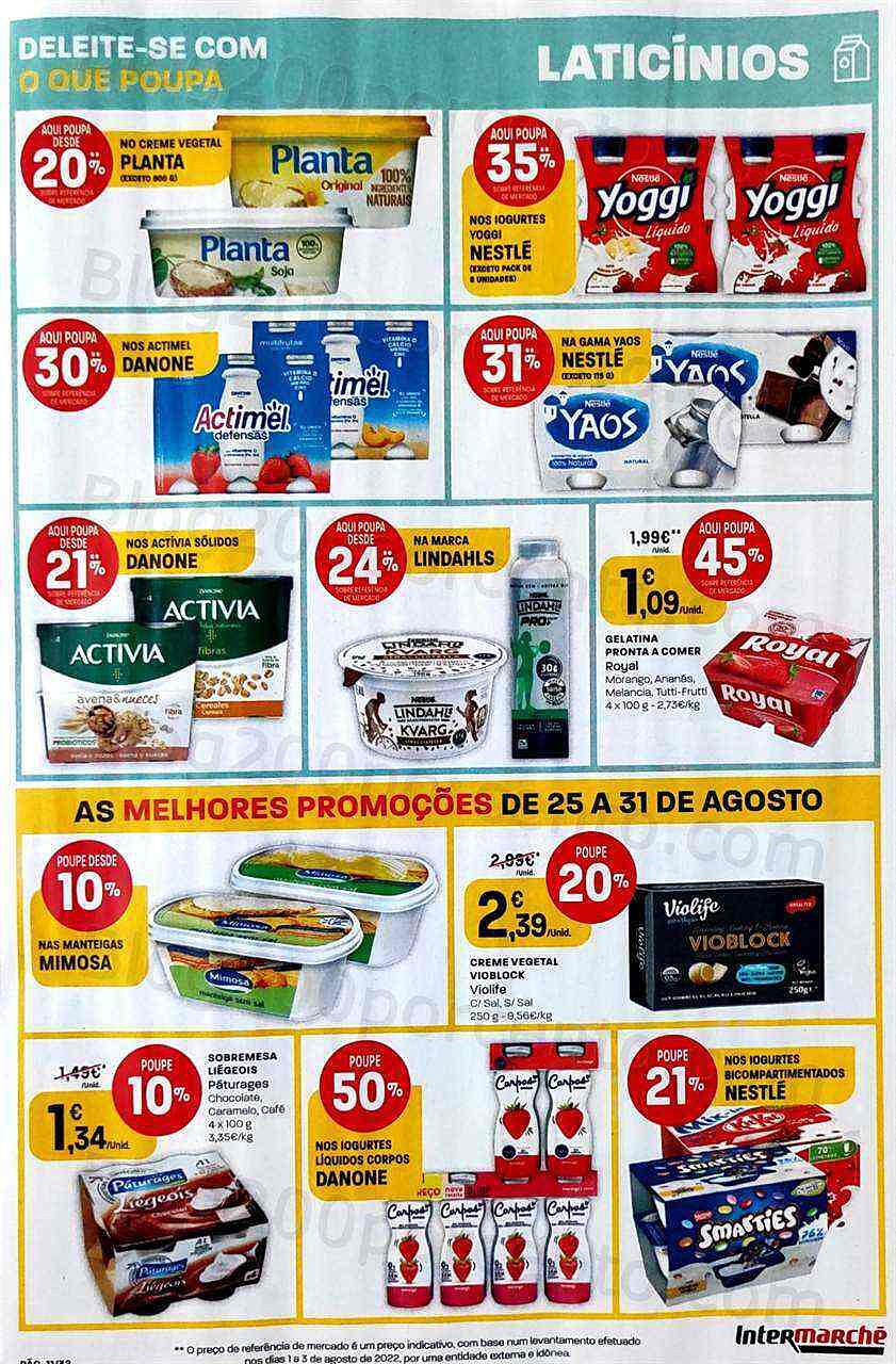 Antevisão Folheto INTERMARCHÉ Promoções de 25 a 31 agosto