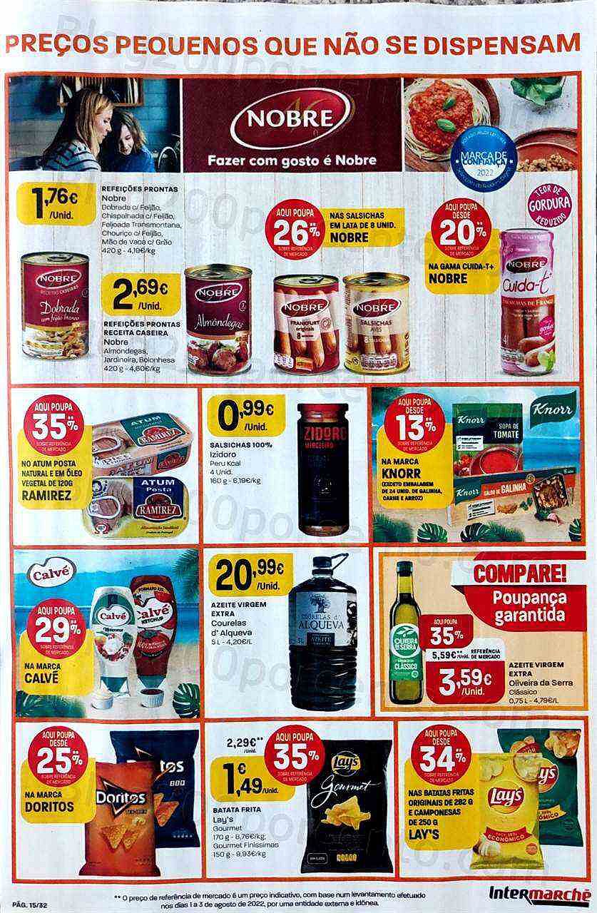 Antevisão Folheto INTERMARCHÉ Promoções de 25 a 31 agosto