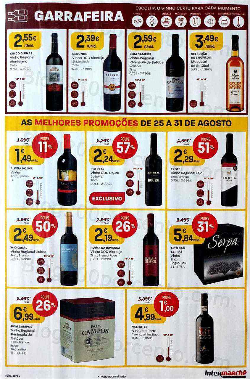 Antevisão Folheto INTERMARCHÉ Promoções de 25 a 31 agosto