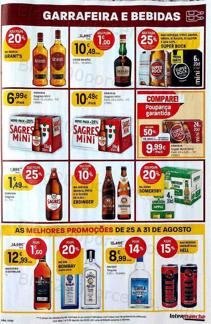 Antevisão Folheto INTERMARCHÉ Promoções de 25 a 31 agosto