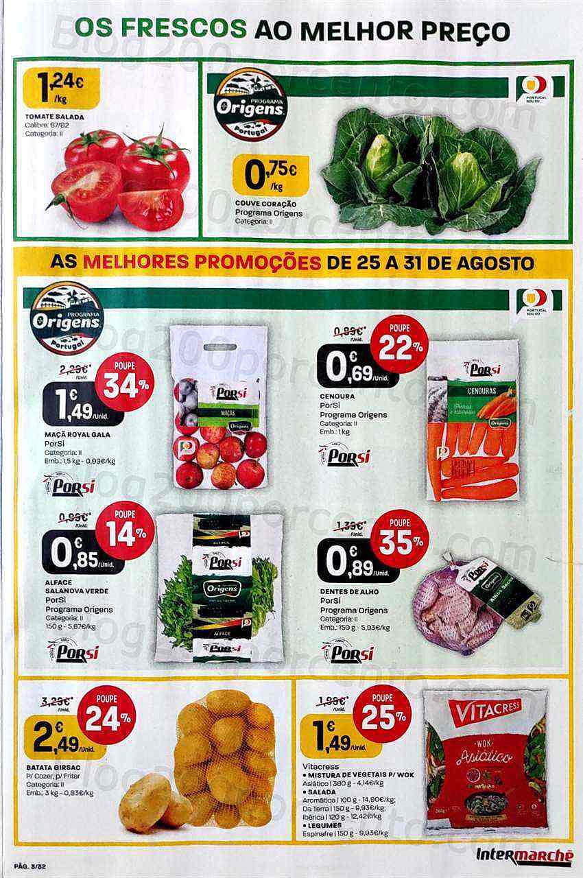 Antevisão Folheto INTERMARCHÉ Promoções de 25 a 31 agosto