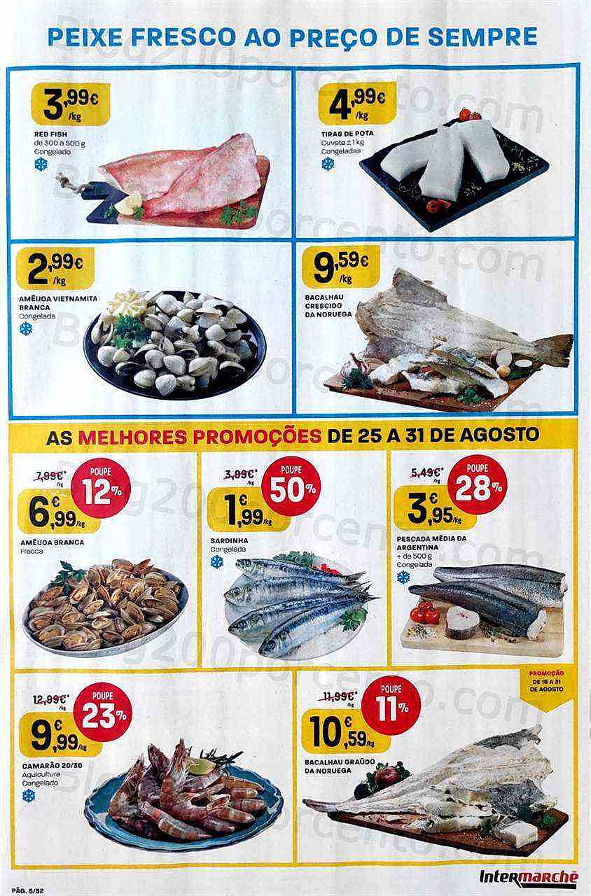 Antevisão Folheto INTERMARCHÉ Promoções de 25 a 31 agosto