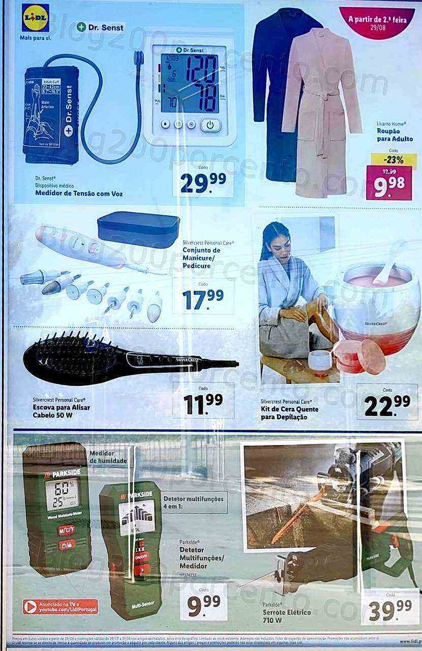 Antevisão Folheto LIDL Bazar Promoções a partir de 29 agosto