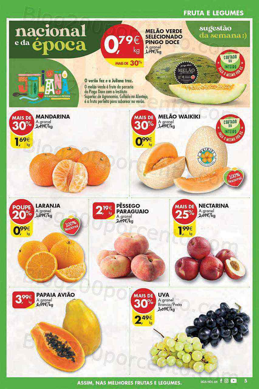 Antevisão Folheto PINGO DOCE Lojas Norte Promoções de 23 a 29 agosto