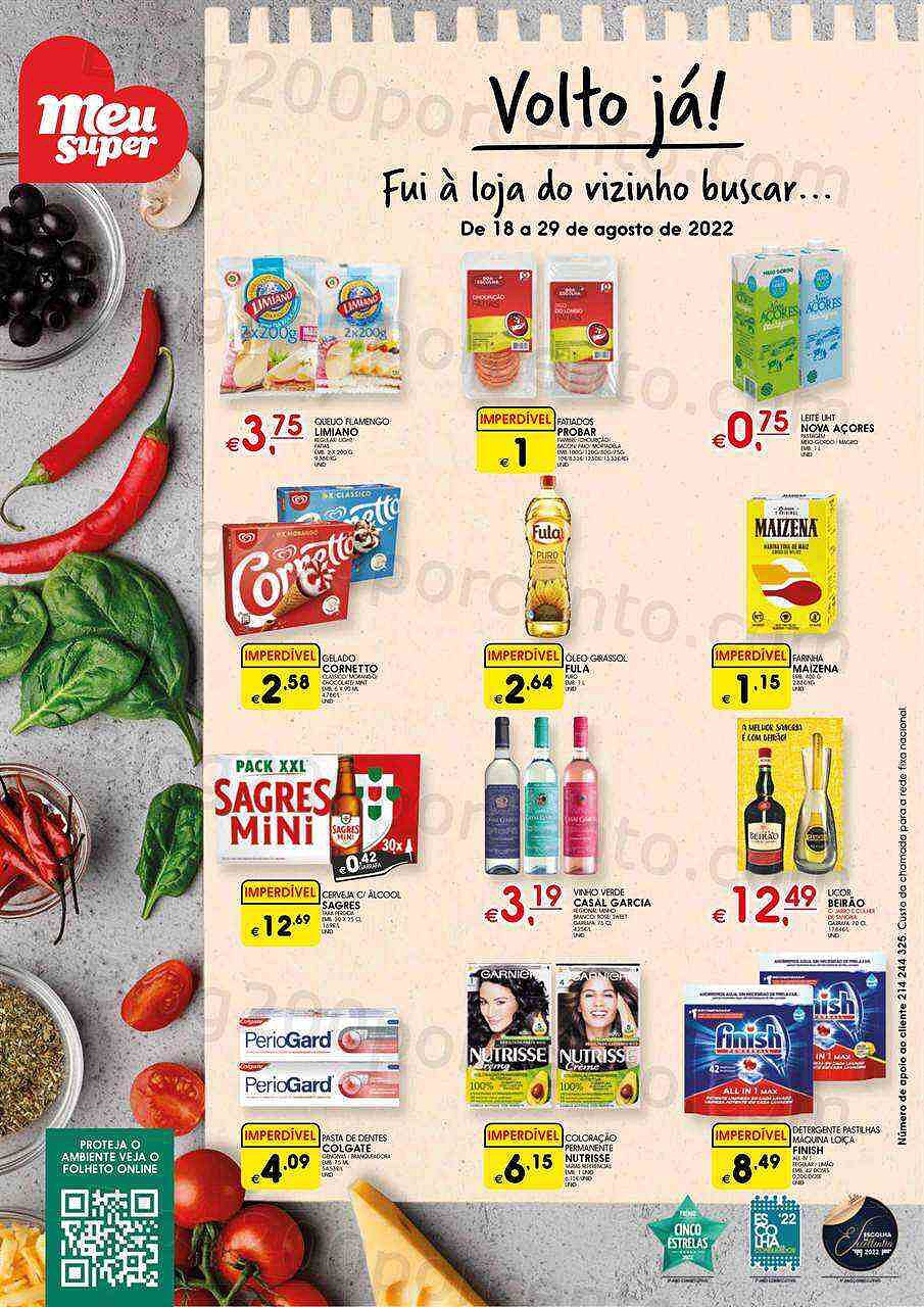 Antevisão Folheto MEU SUPER Promoções de 18 a 29 agosto