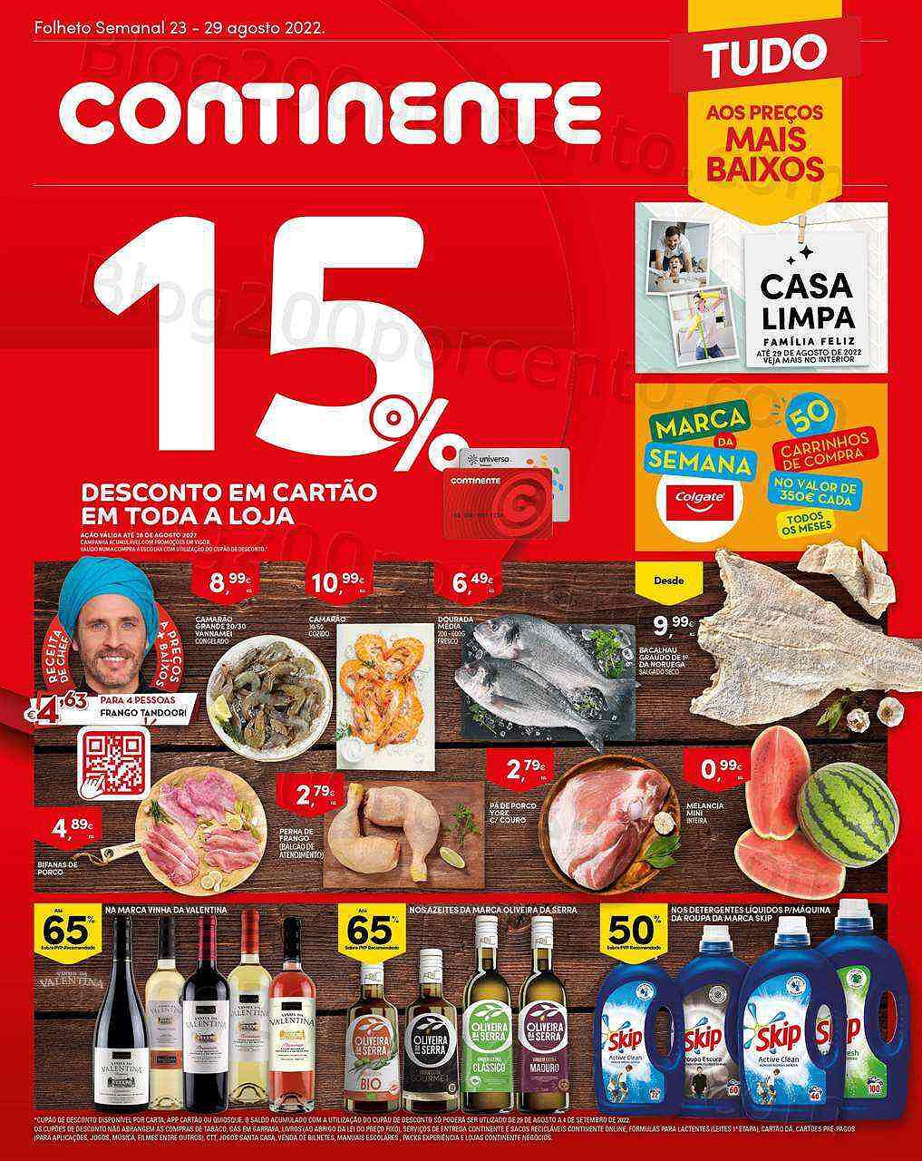 Antevisão Folheto CONTINENTE Madeira Promoções de 23 a 29 agosto