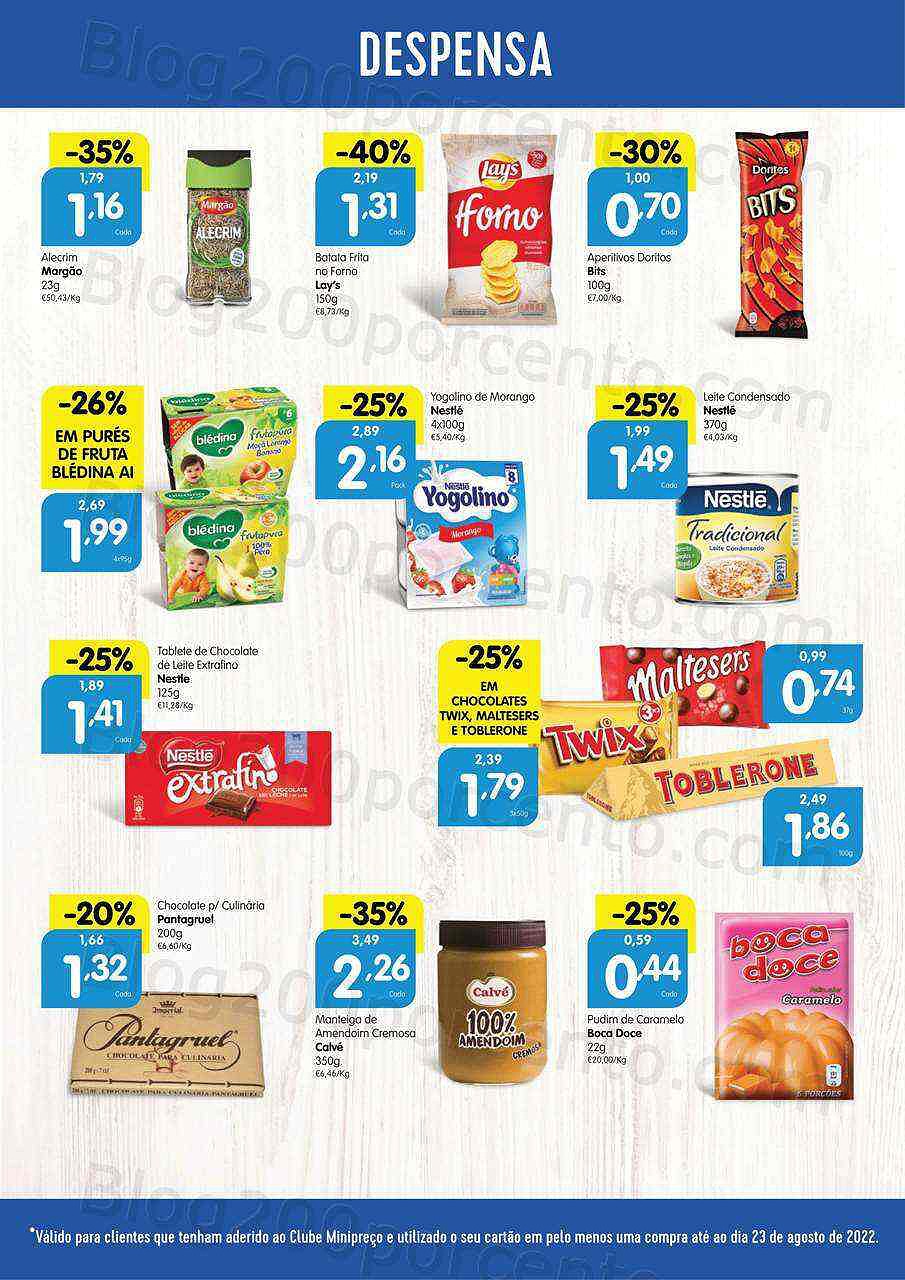 Antevisão Folheto Clube MINIPREÇO Promoções de 25 a 31 agosto