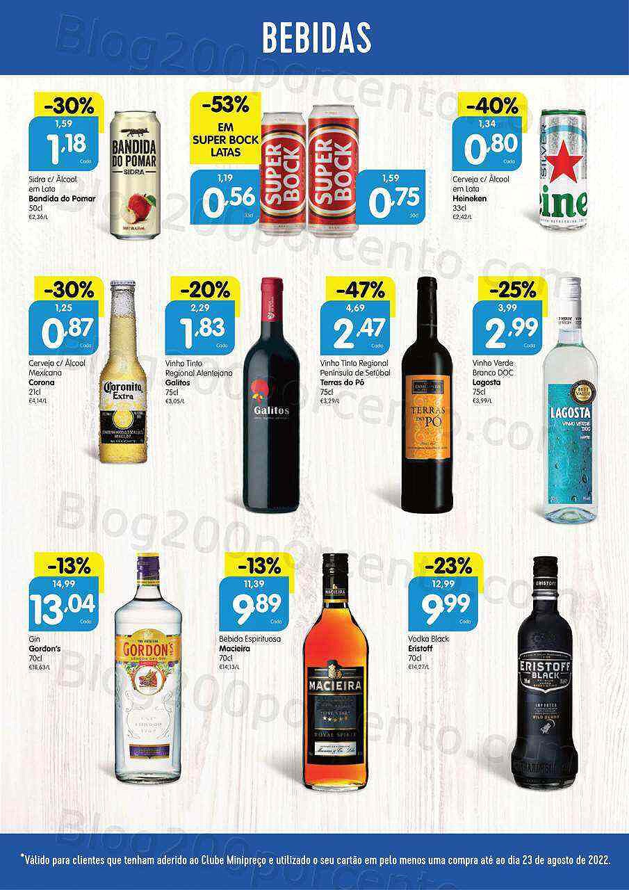 Antevisão Folheto Clube MINIPREÇO Promoções de 25 a 31 agosto