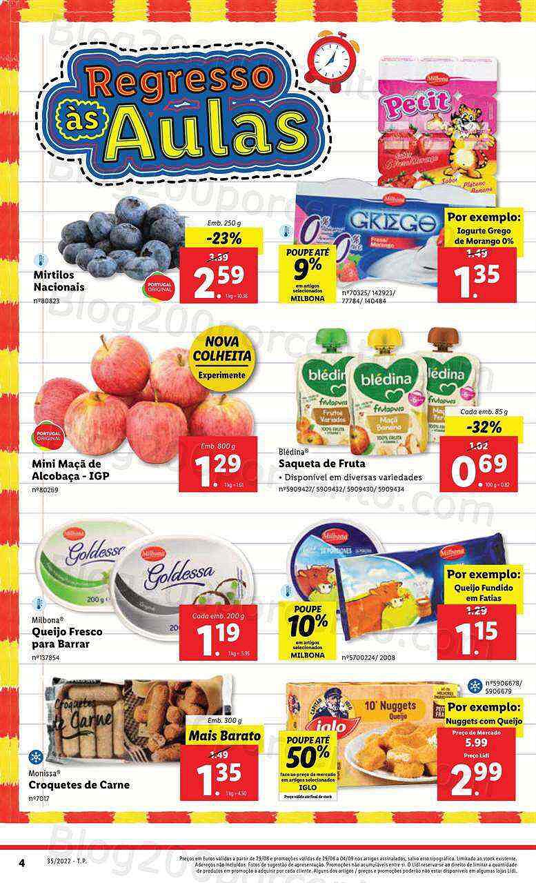 Antevisão Folheto LIDL Promoções de 29 agosto a 4 setembro