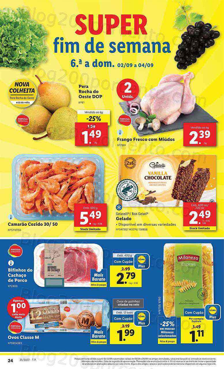 Antevisão Folheto LIDL Promoções de 29 agosto a 4 setembro