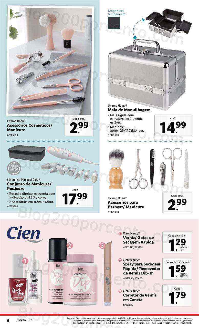 Antevisão Folheto LIDL Bazar Promoções de 29 agosto a 4 setembro