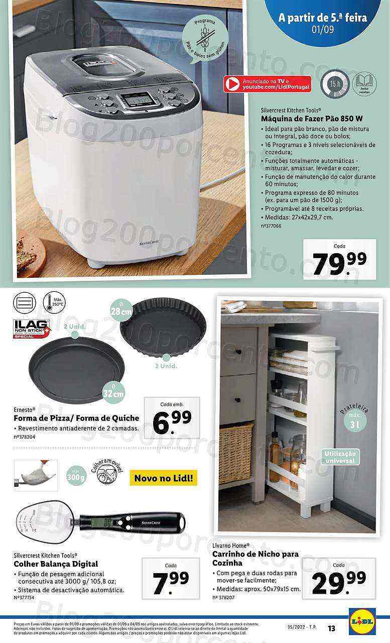 Antevisão Folheto LIDL Bazar Promoções de 29 agosto a 4 setembro