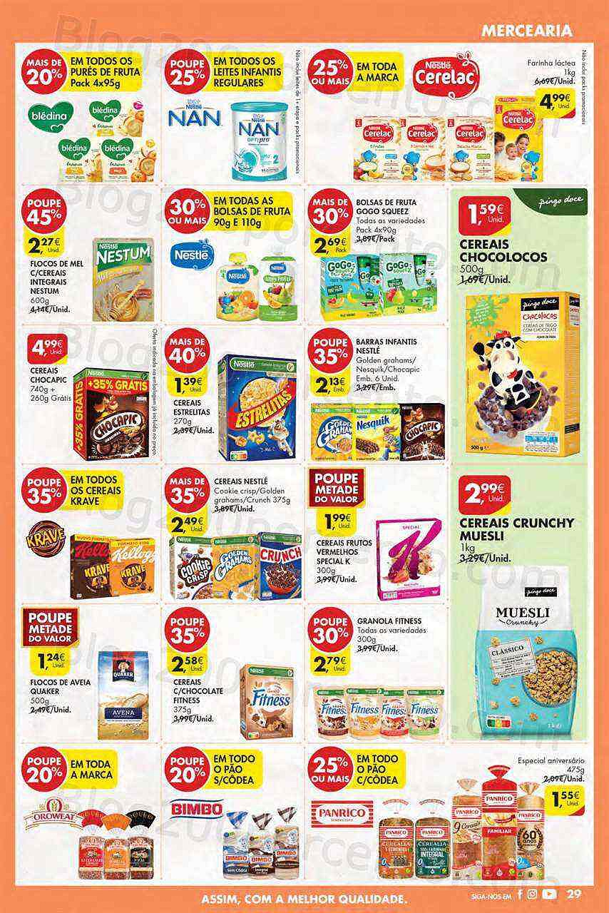 Antevisão Folheto PINGO DOCE Lojas Médias Promoções de 23 a 29 agosto