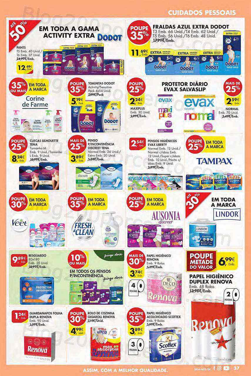 Antevisão Folheto PINGO DOCE Lojas Médias Promoções de 23 a 29 agosto