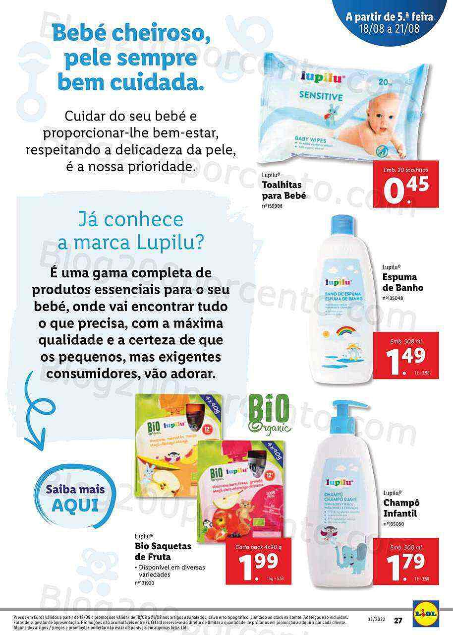 Antevisão Folheto LIDL Abertura Vila das Aves Promoções Extra de 18 a 21 agosto