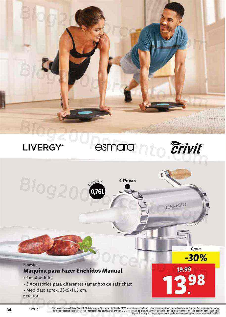 Antevisão Folheto LIDL Abertura Vila das Aves Promoções Extra de 18 a 21 agosto