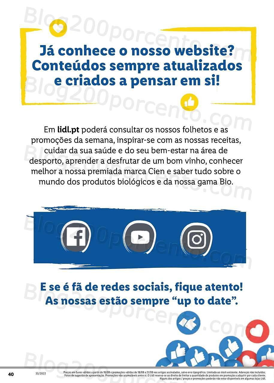 Antevisão Folheto LIDL Abertura Vila das Aves Promoções Extra de 18 a 21 agosto