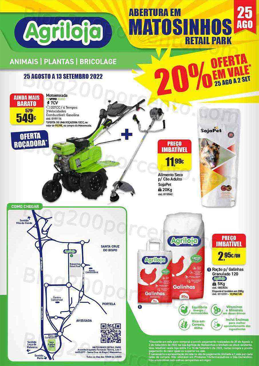 Antevisão Folheto AGRILOJA Aberturas Promoções de 25 agosto a 13 setembro