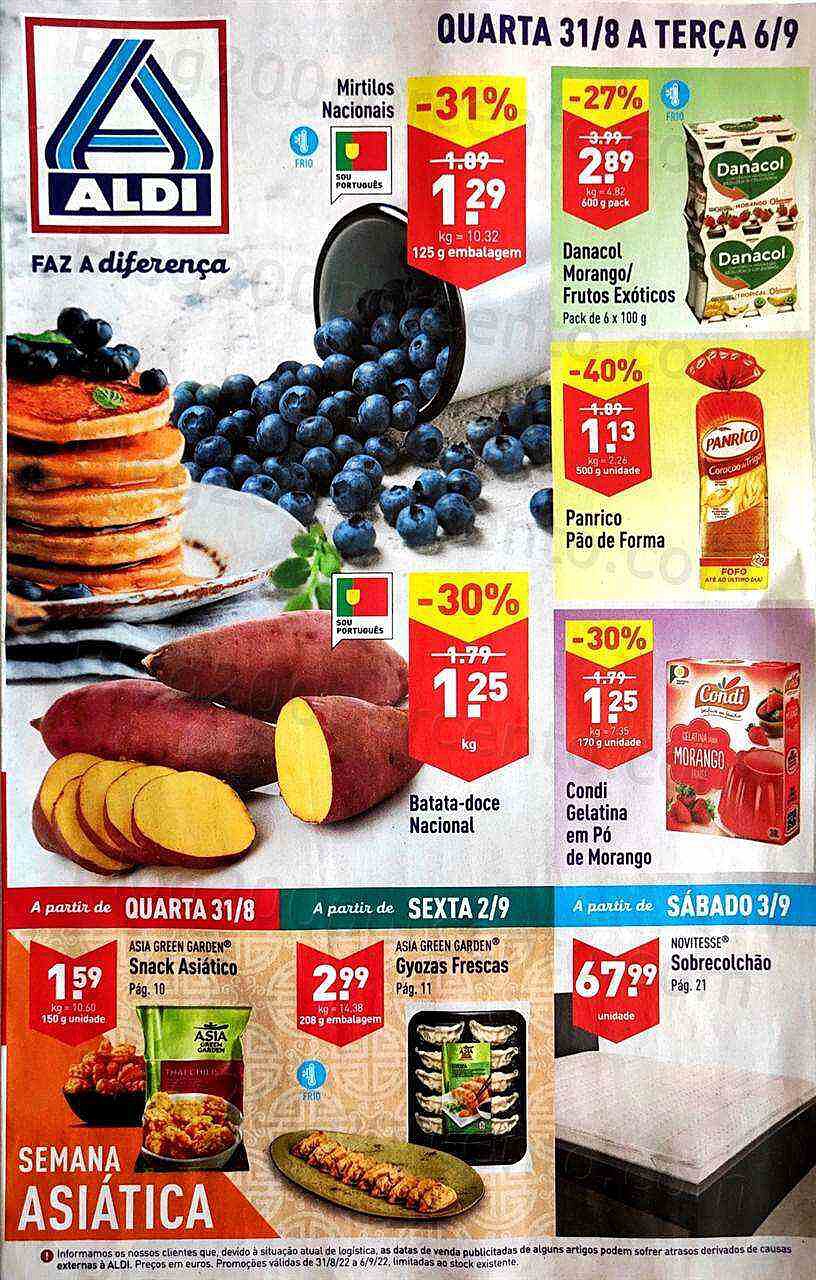 Antevisão Folheto ALDI Promoções de 31 agosto a 6 setembro