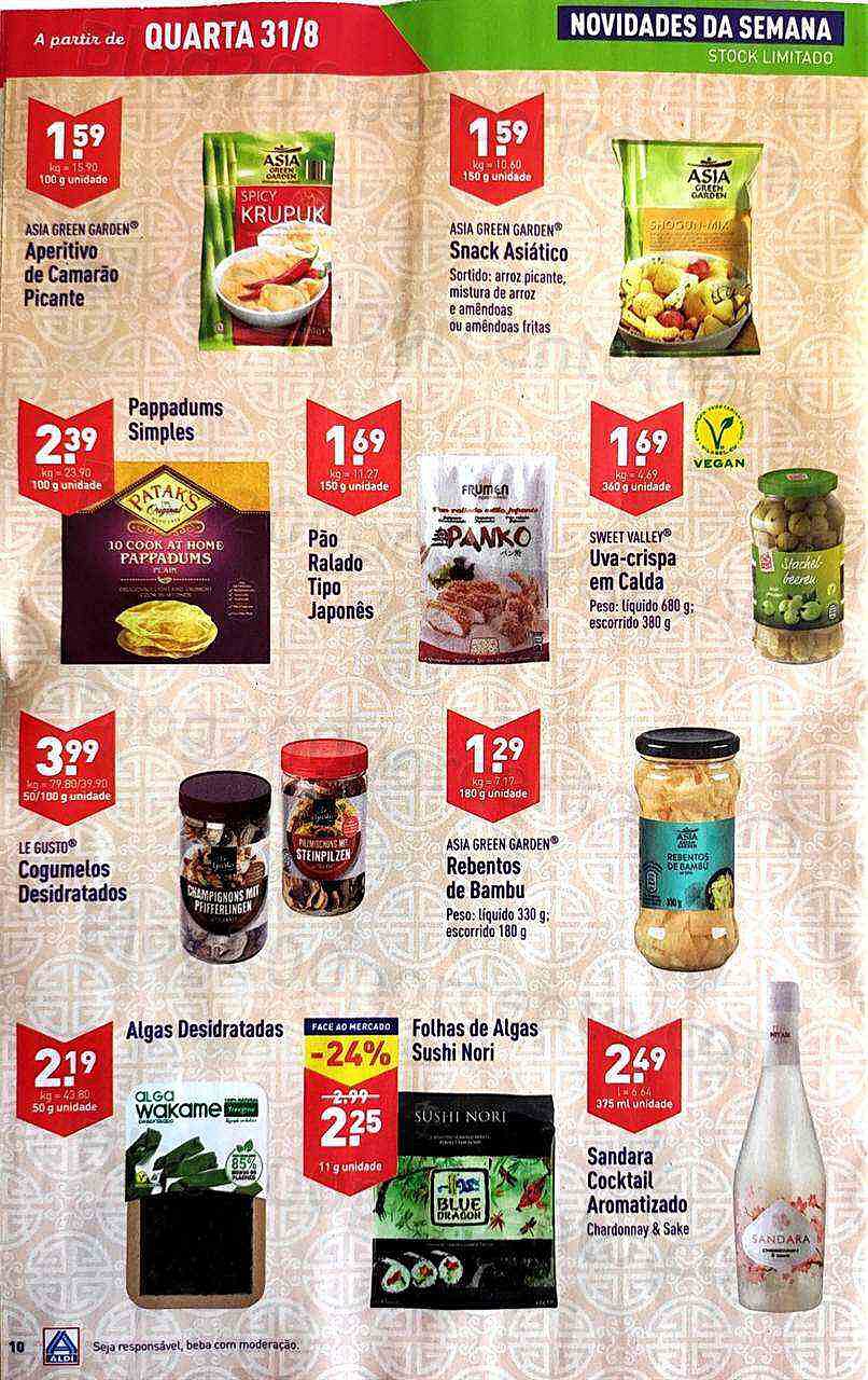 Antevisão Folheto ALDI Promoções de 31 agosto a 6 setembro