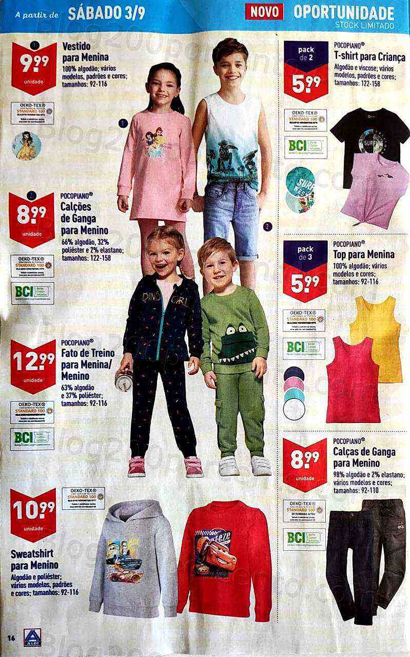 Antevisão Folheto ALDI Bazar Promoções a partir de 3 setembro