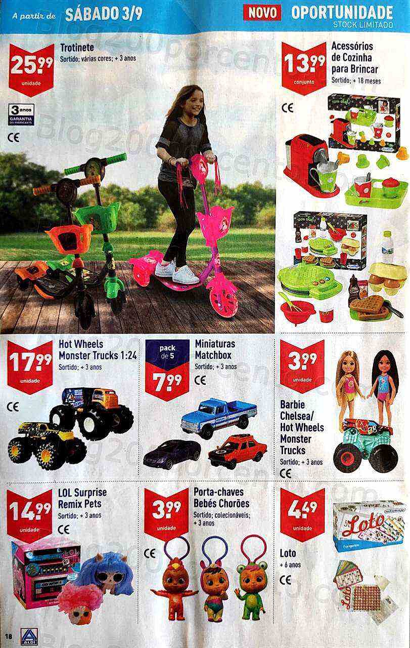 Antevisão Folheto ALDI Bazar Promoções a partir de 3 setembro