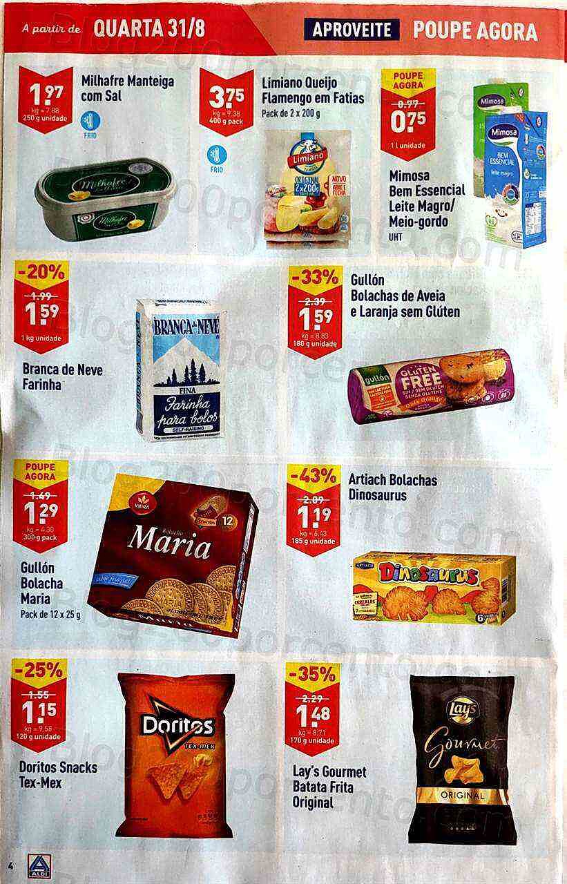 Antevisão Folheto ALDI Promoções de 31 agosto a 6 setembro