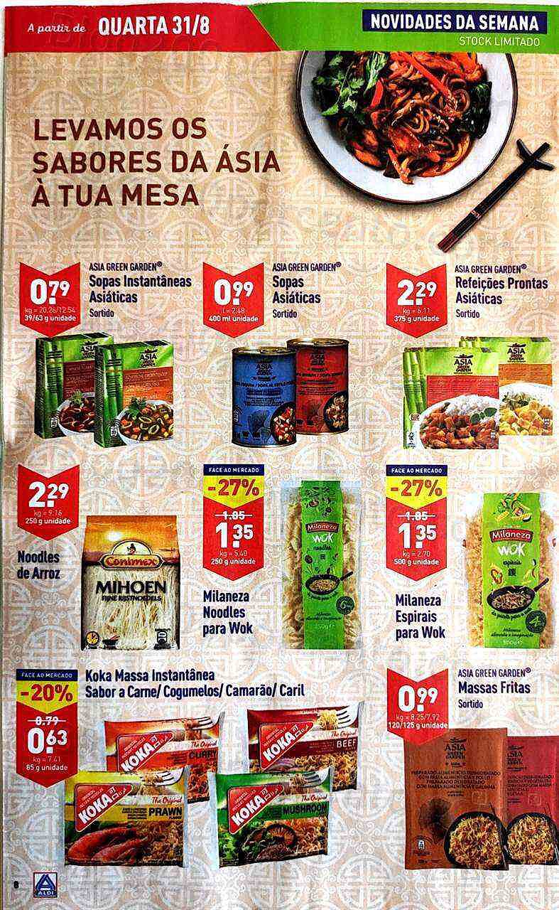 Antevisão Folheto ALDI Promoções de 31 agosto a 6 setembro