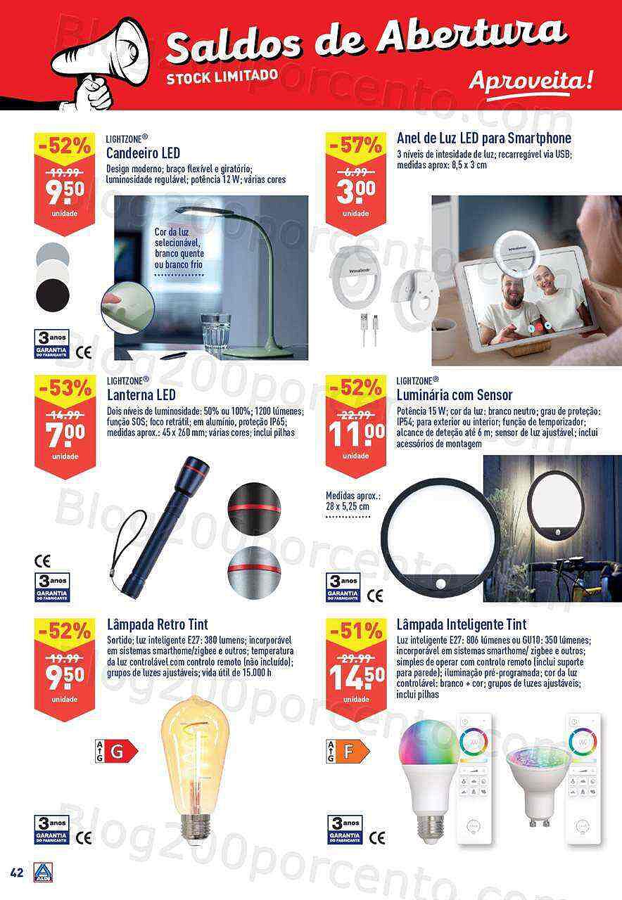 Antevisão Folheto ALDI Aberturas + Saldos Promoções de 26 agosto a 22 setembro