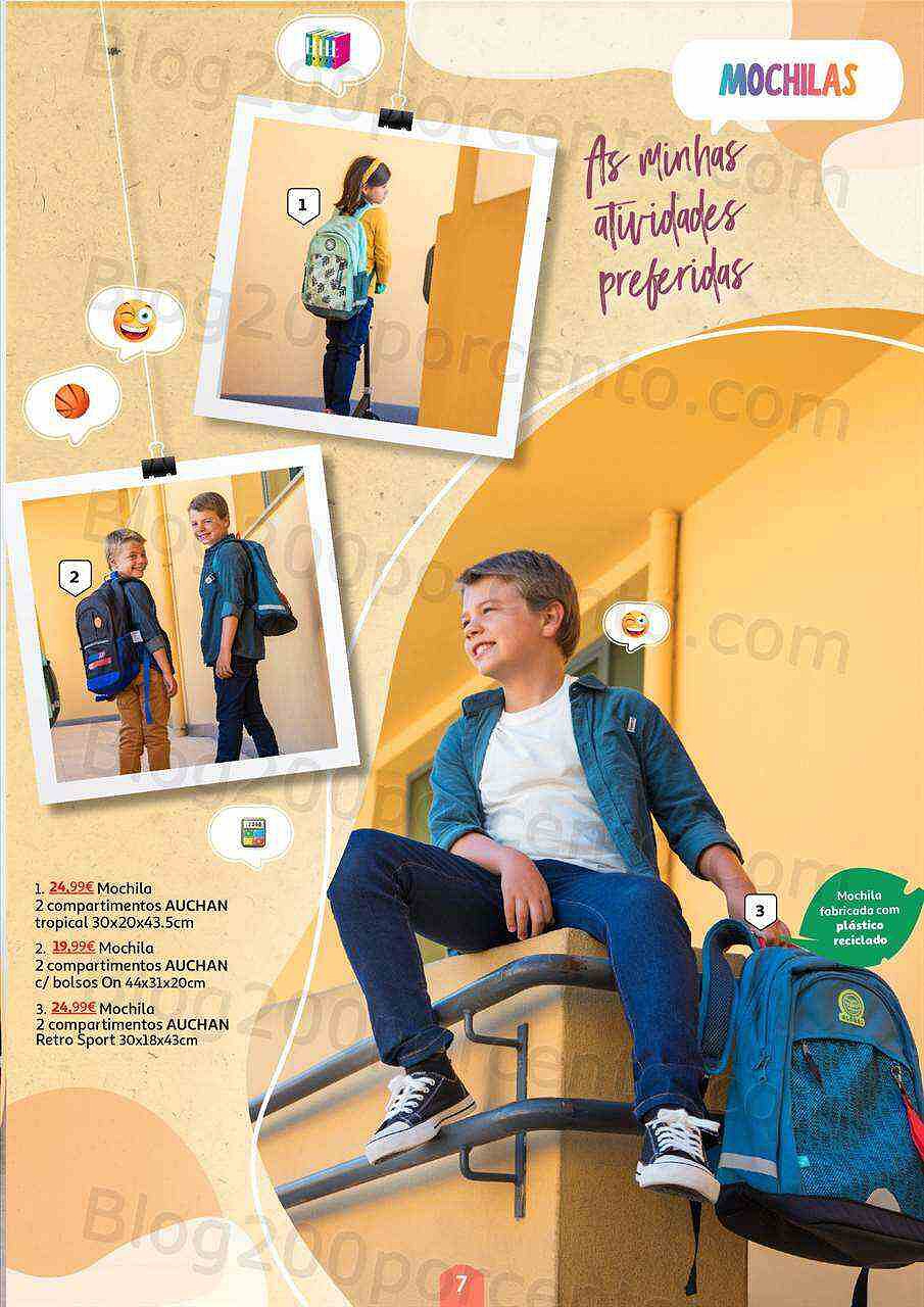 Antevisão Folheto AUCHAN Extra Regresso às Aulas Promoções de 26 agosto a 20 setembro