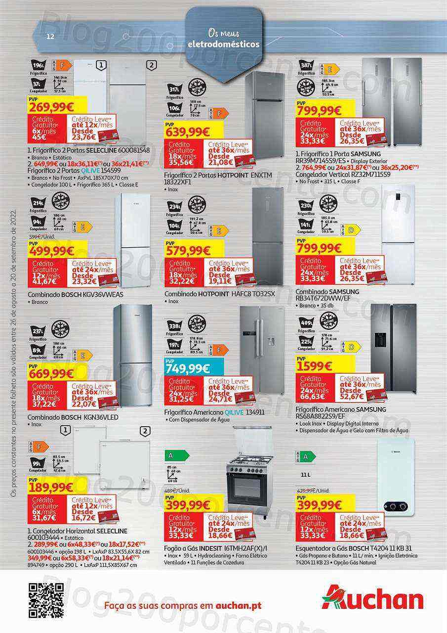 Antevisão Folheto AUCHAN Tecnologia Promoções de 26 agosto a 20 setembro
