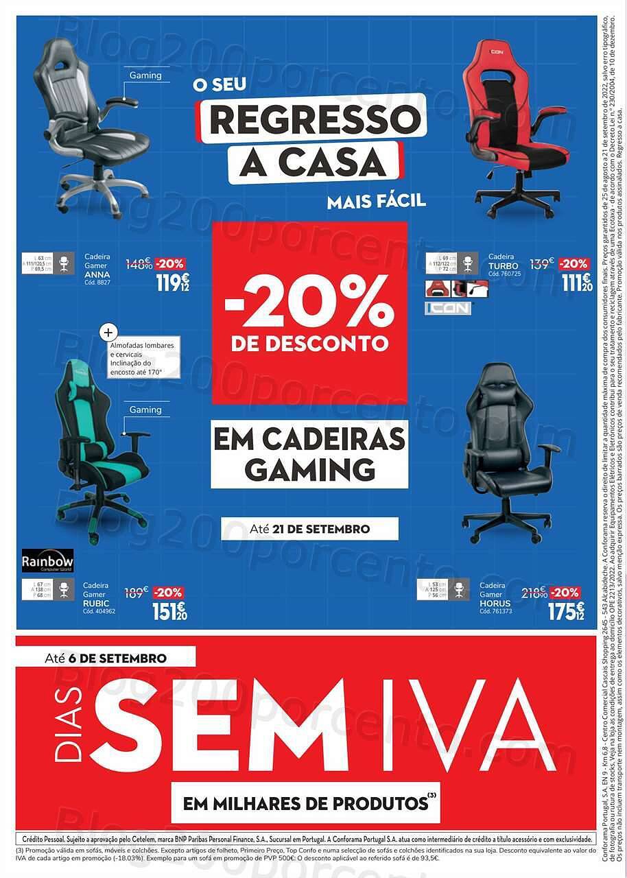 Antevisão Folheto CONFORAMA Regresso a Casa Promoções de 25 agosto a 21 setembro