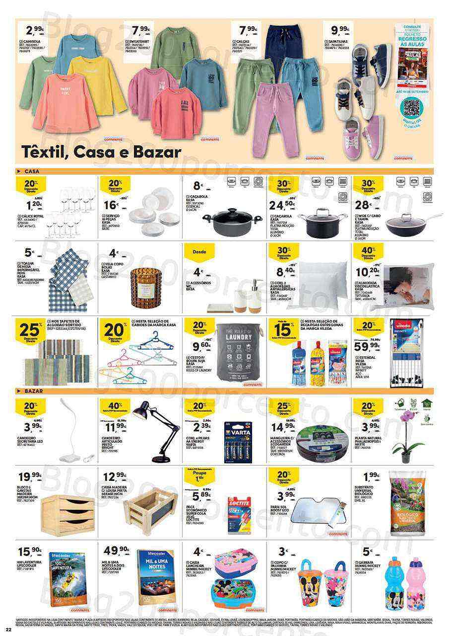 Antevisão Folheto CONTINENTE Modelo - Hiper Promoções de 30 agosto a 5 setembro