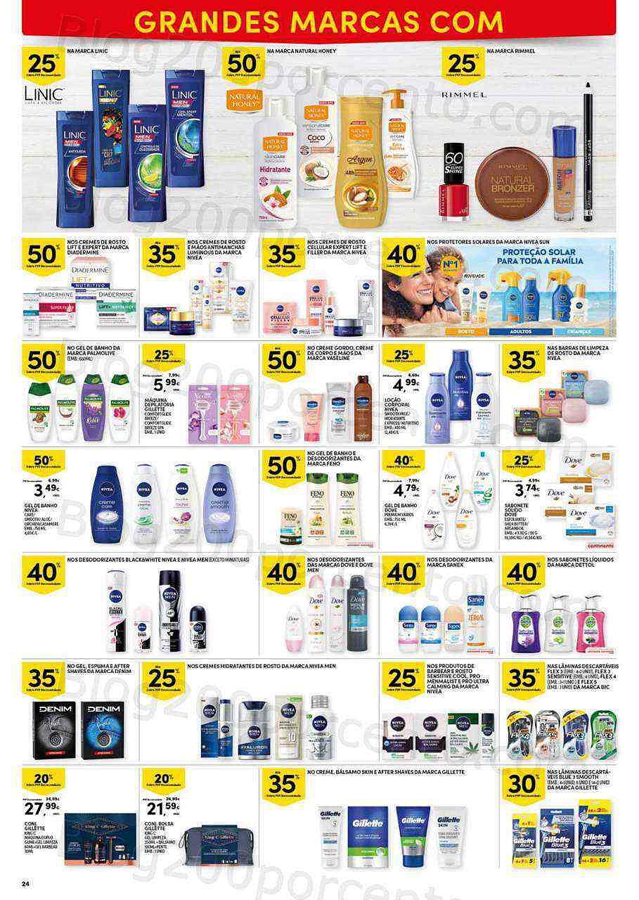 Antevisão Folheto CONTINENTE Higiene e Beleza Promoções de 23 a 29 agosto