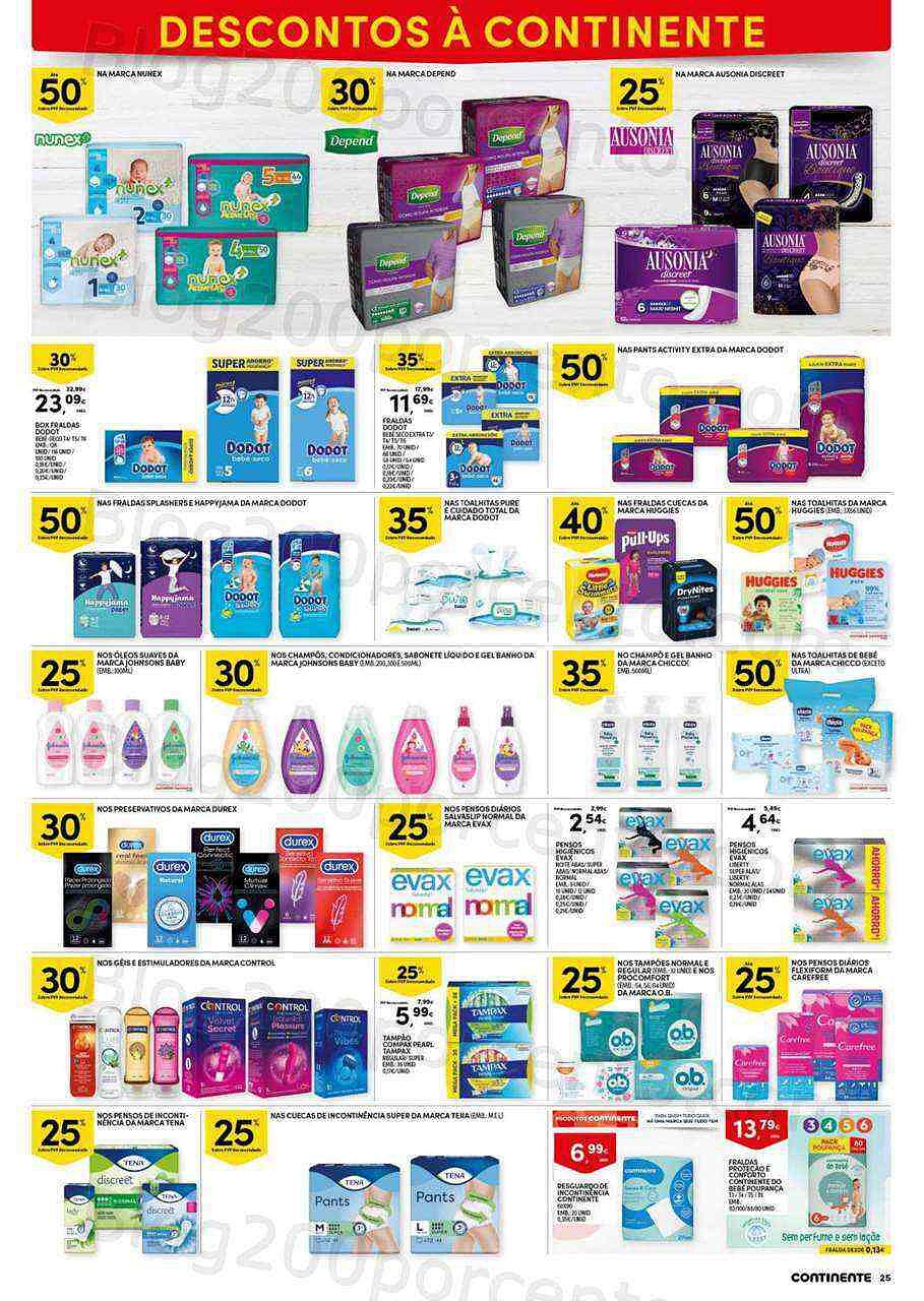 Antevisão Folheto CONTINENTE Higiene e Beleza Promoções de 23 a 29 agosto