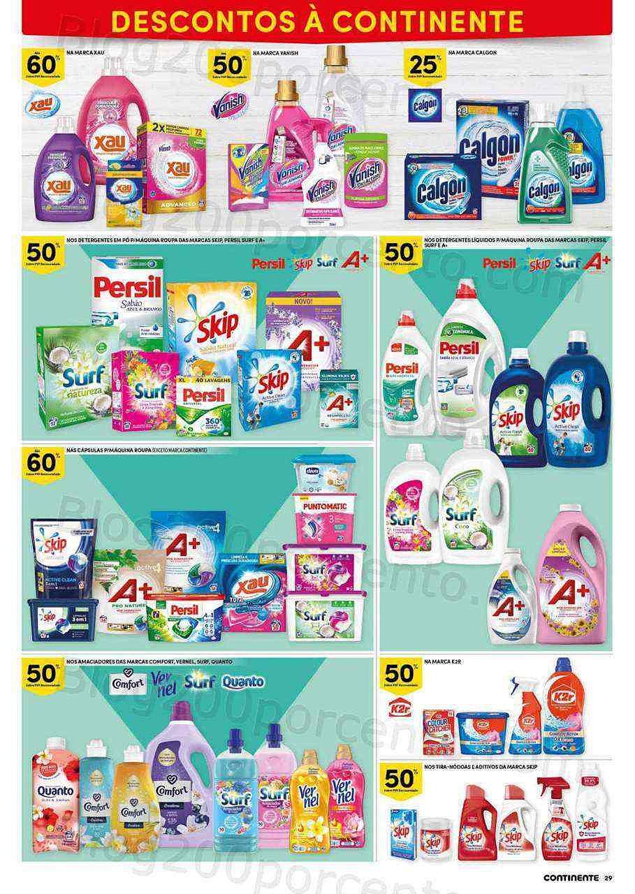 Antevisão Folheto CONTINENTE Higiene e Beleza Promoções de 23 a 29 agosto
