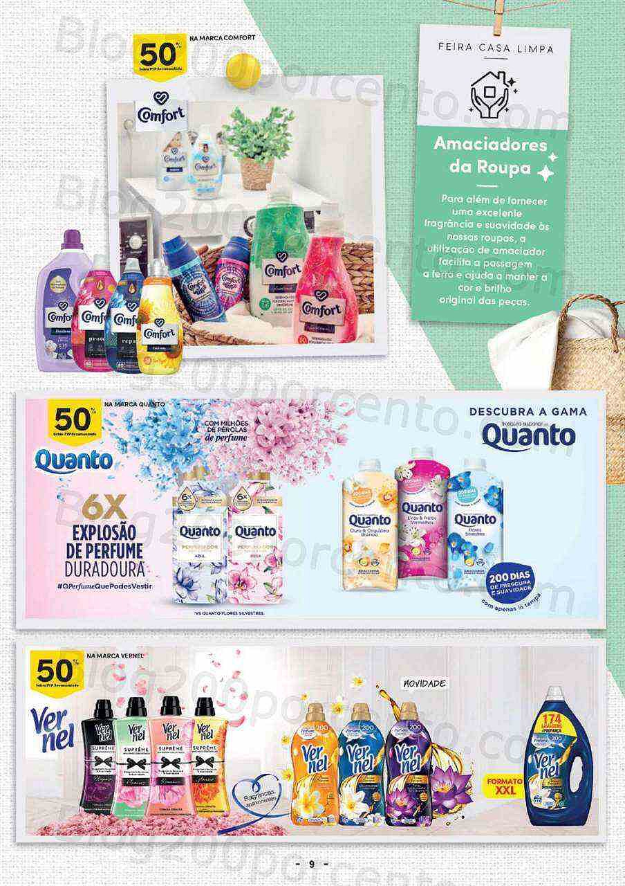Antevisão Folheto CONTINENTE Casa Limpa Promoções de 23 agosto a 4 setembro