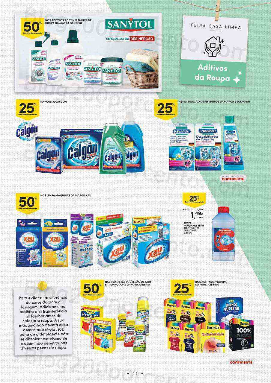 Antevisão Folheto CONTINENTE Casa Limpa Promoções de 23 agosto a 4 setembro