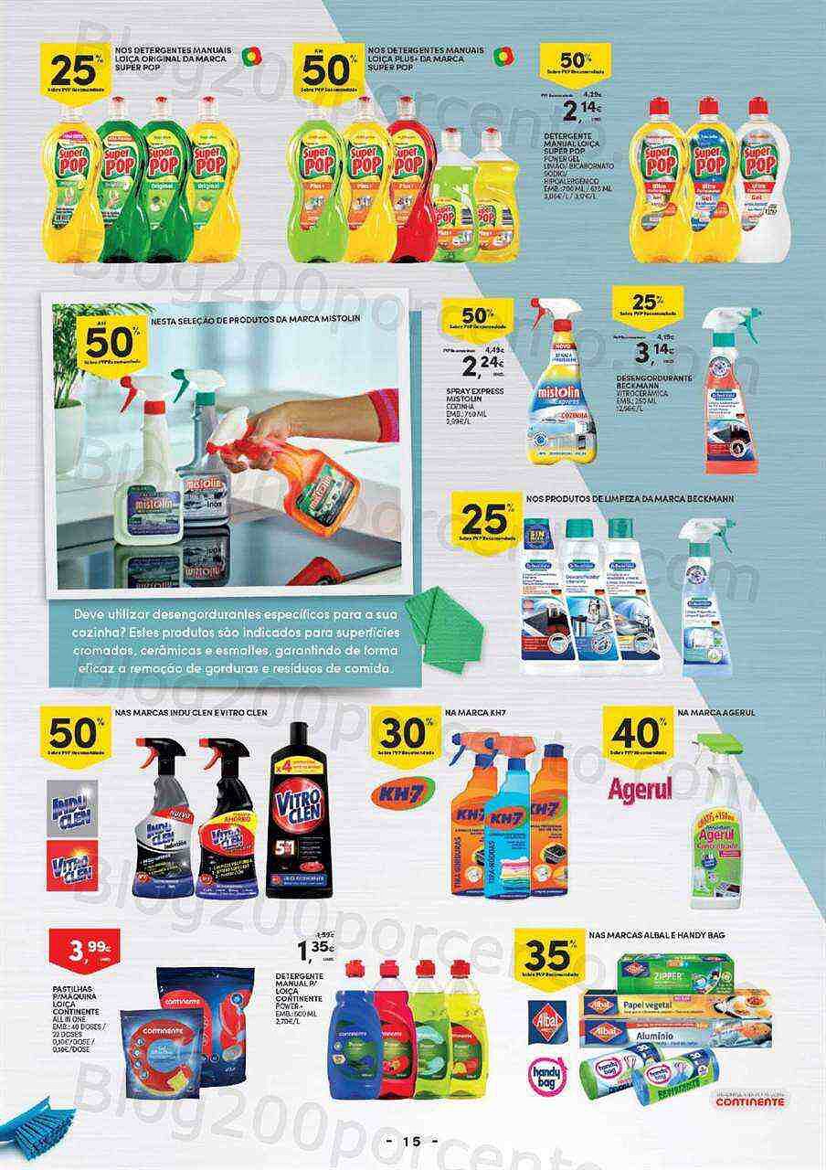 Antevisão Folheto CONTINENTE Casa Limpa Promoções de 23 agosto a 4 setembro