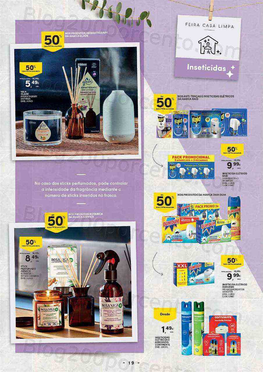 Antevisão Folheto CONTINENTE Casa Limpa Promoções de 23 agosto a 4 setembro