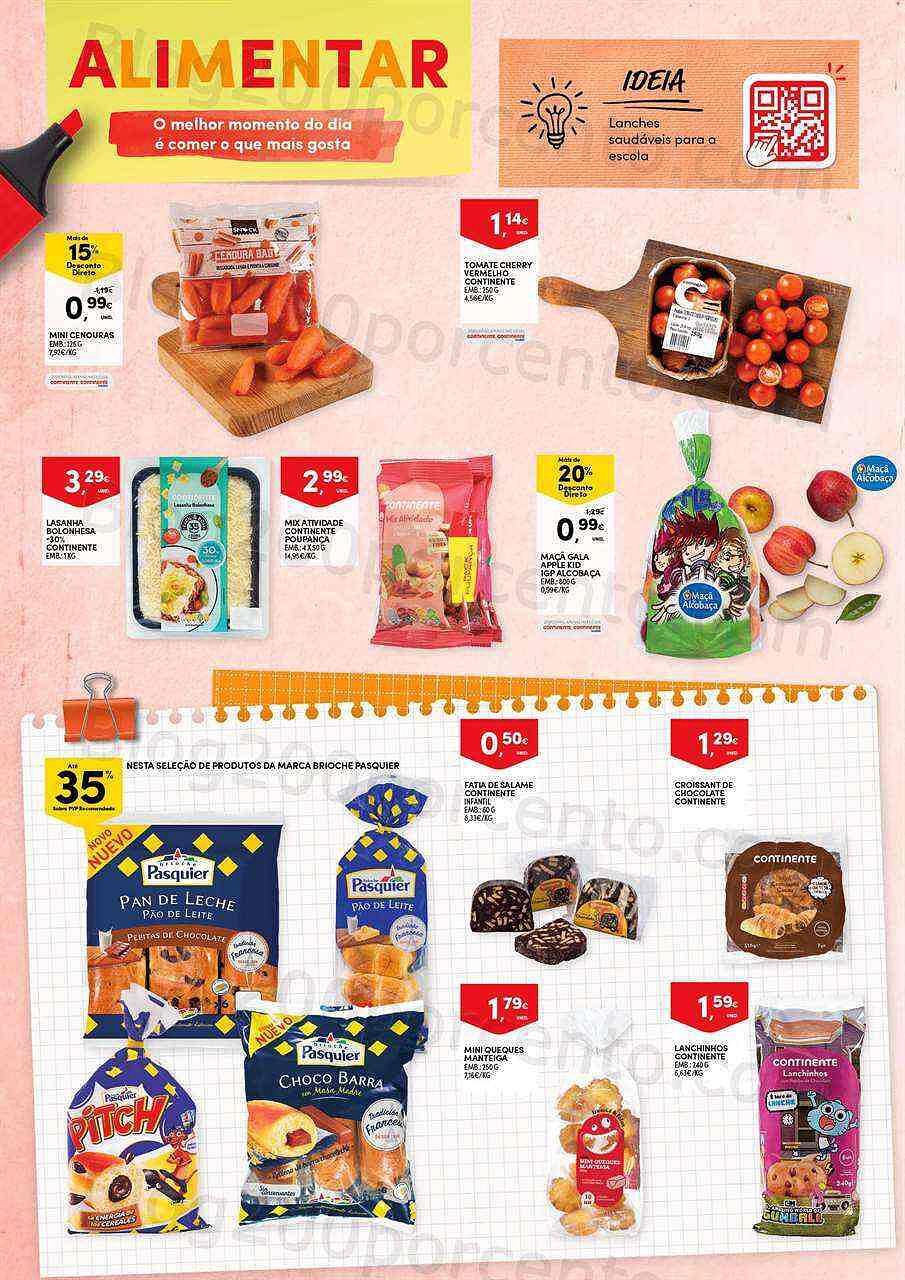 Antevisão Folheto CONTINENTE Regresso às Aulas Promoções de 30 agosto a 18 setembro